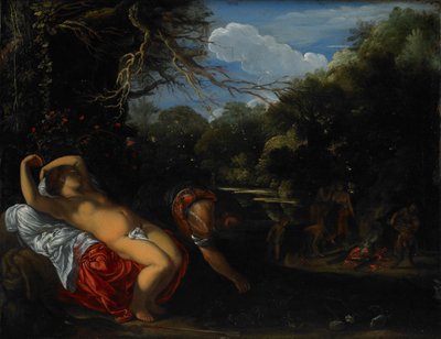 Apollo und Coronis von Adam Elsheimer